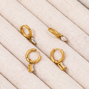 Crystal Whisper Hoops
