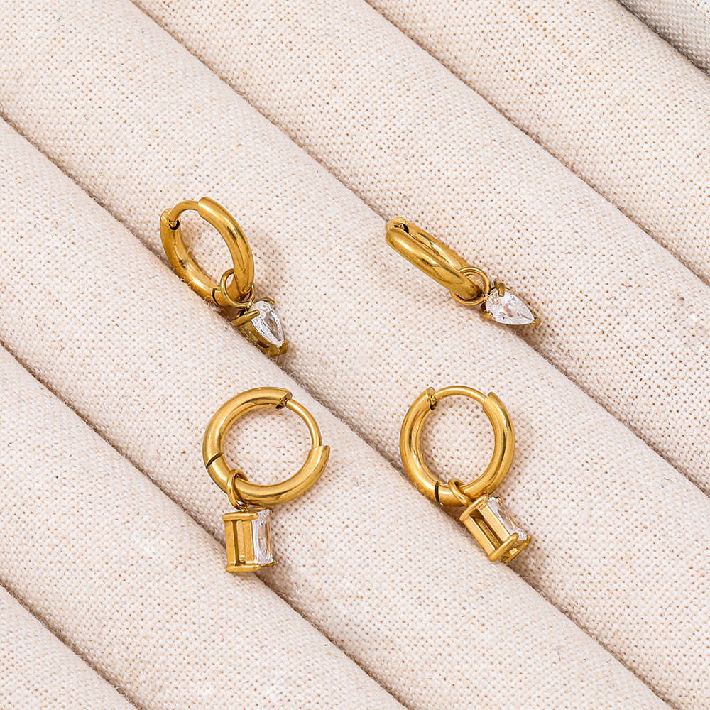 Crystal Whisper Hoops Stella Harte