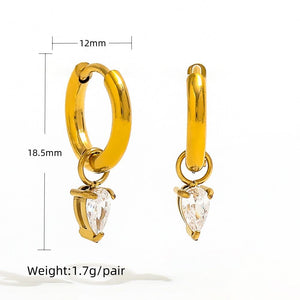 Crystal Whisper Hoops