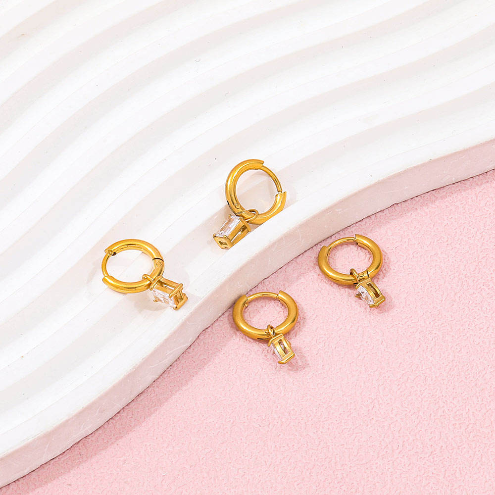 Crystal Whisper Hoops