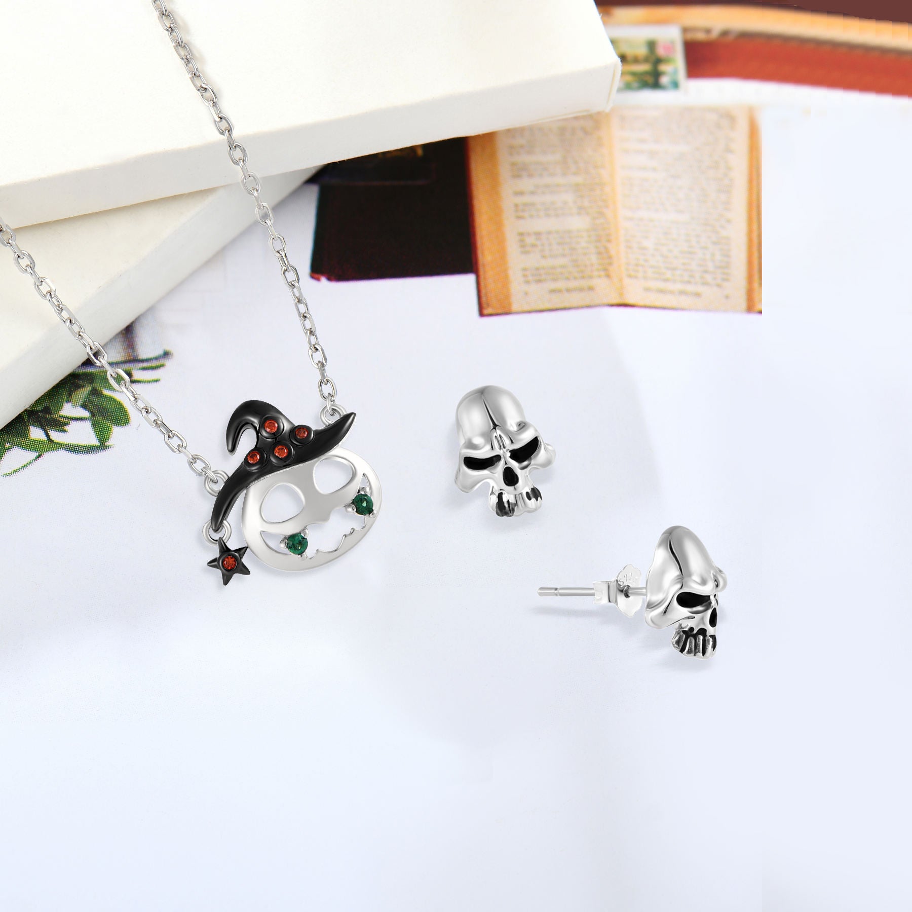 Rebel Skull Studs
