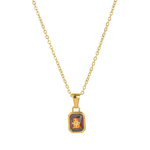 Star Birthstone Glow Necklace