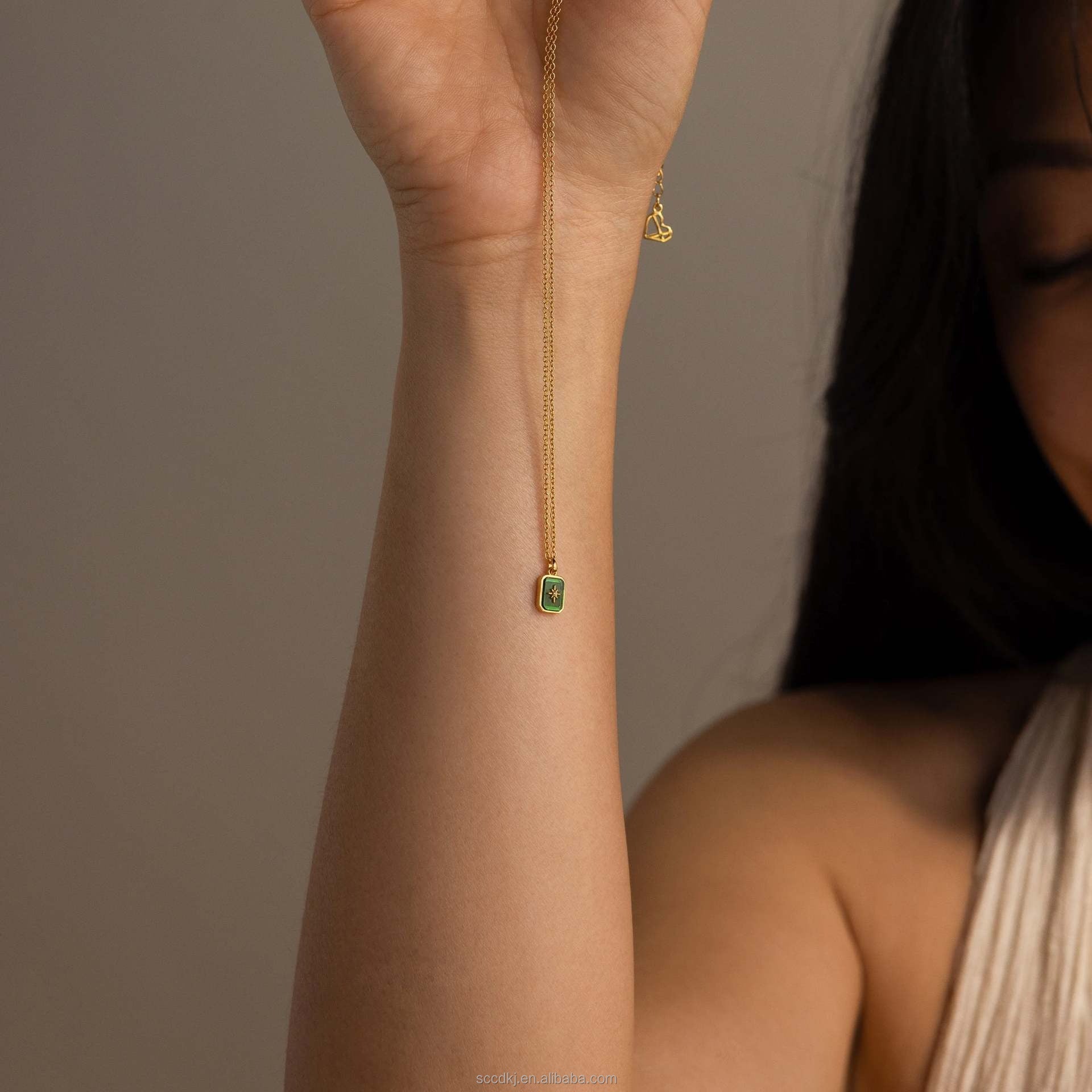 Star Birthstone Glow Necklace Stella Harte