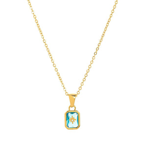 Star Birthstone Glow Necklace
