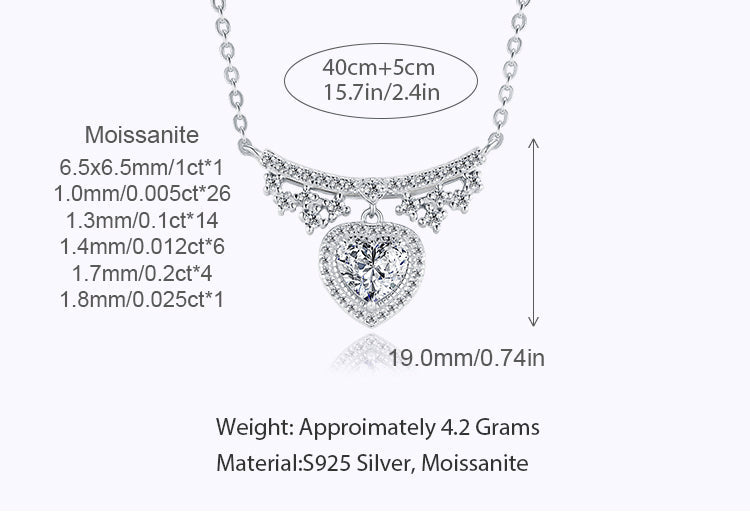 Seraphina Heart Necklace Stella Harte