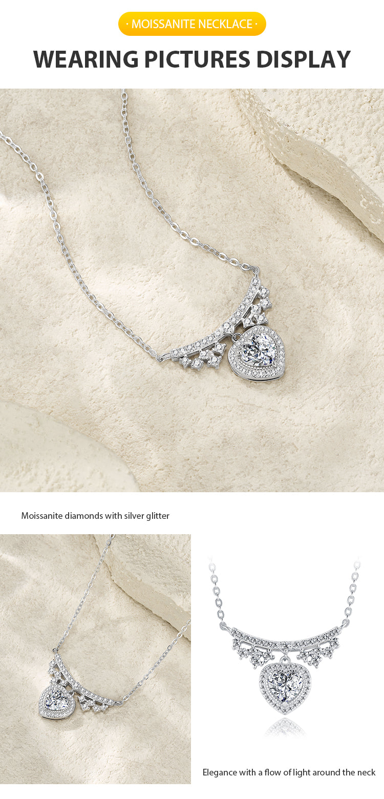 Seraphina Heart Necklace Stella Harte