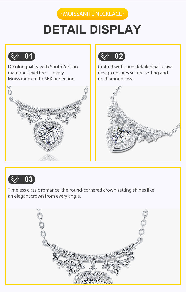 Seraphina Heart Necklace Stella Harte
