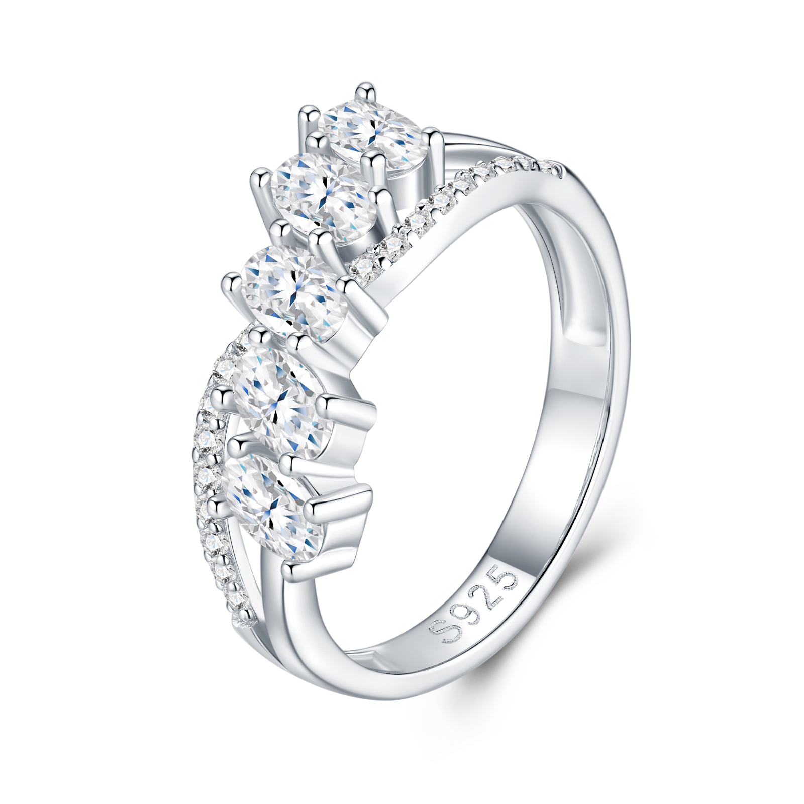 Oval Bypass Ring Stella Harte