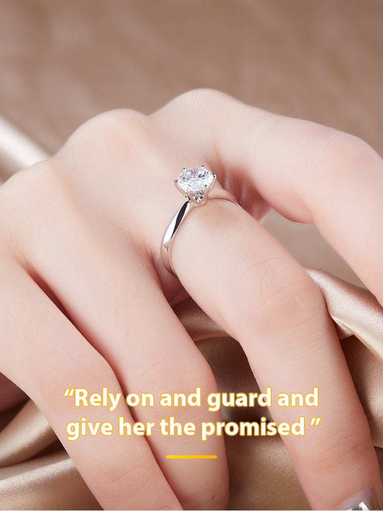 Evelina Solitaire Ring Stella Harte