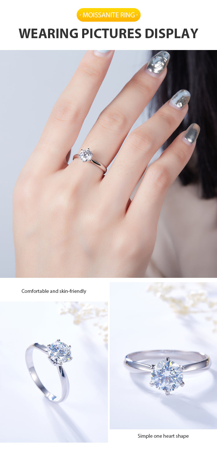 Evelina Solitaire Ring Stella Harte