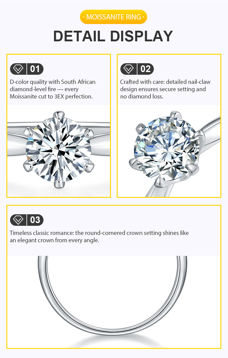 Evelina Solitaire Ring Stella Harte