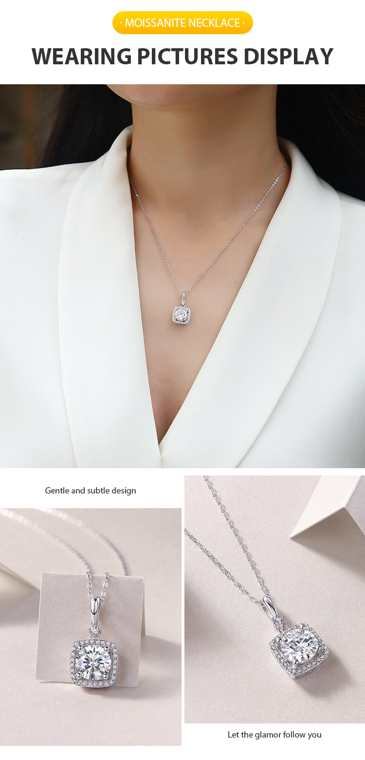 Lumina Square Necklace