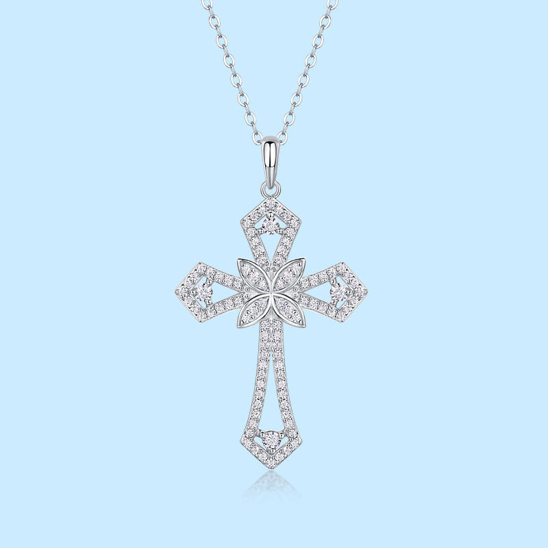 Celestia Cross Necklace Stella Harte