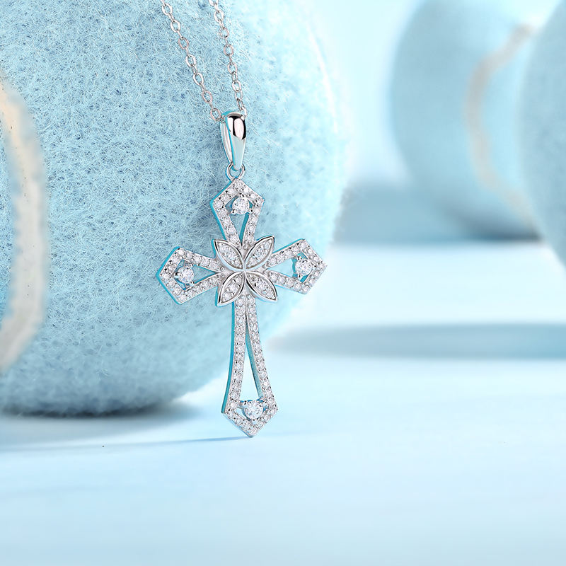 Celestia Cross Necklace Stella Harte