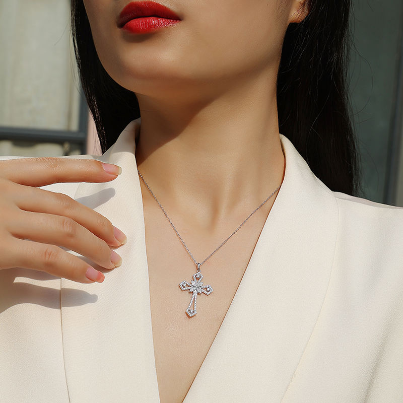 Celestia Cross Necklace Stella Harte