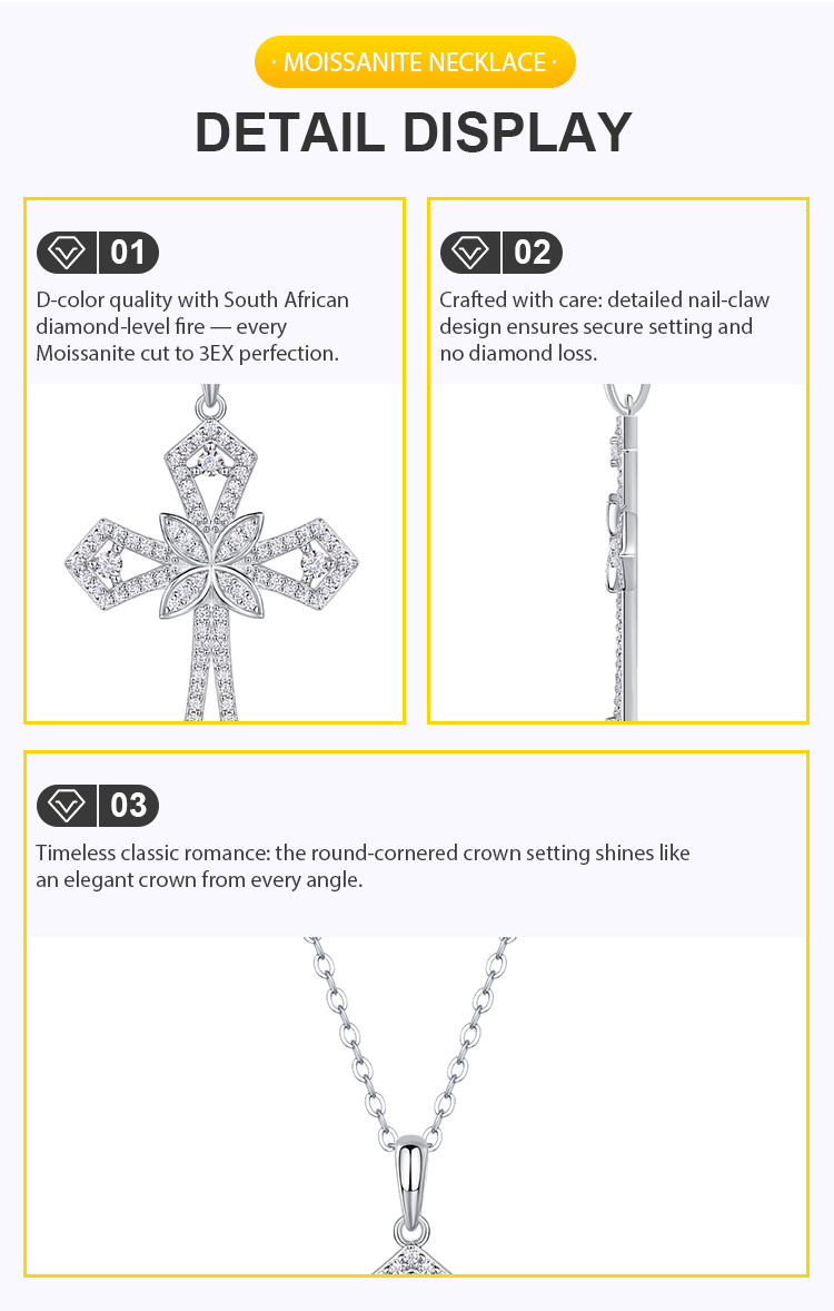 Celestia Cross Necklace Stella Harte