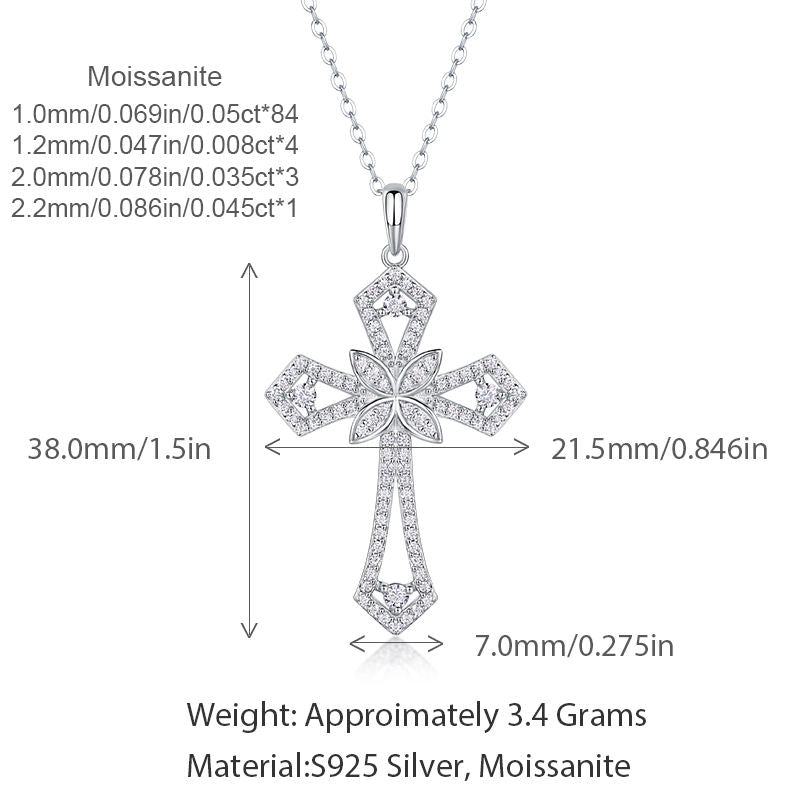 Celestia Cross Necklace Stella Harte