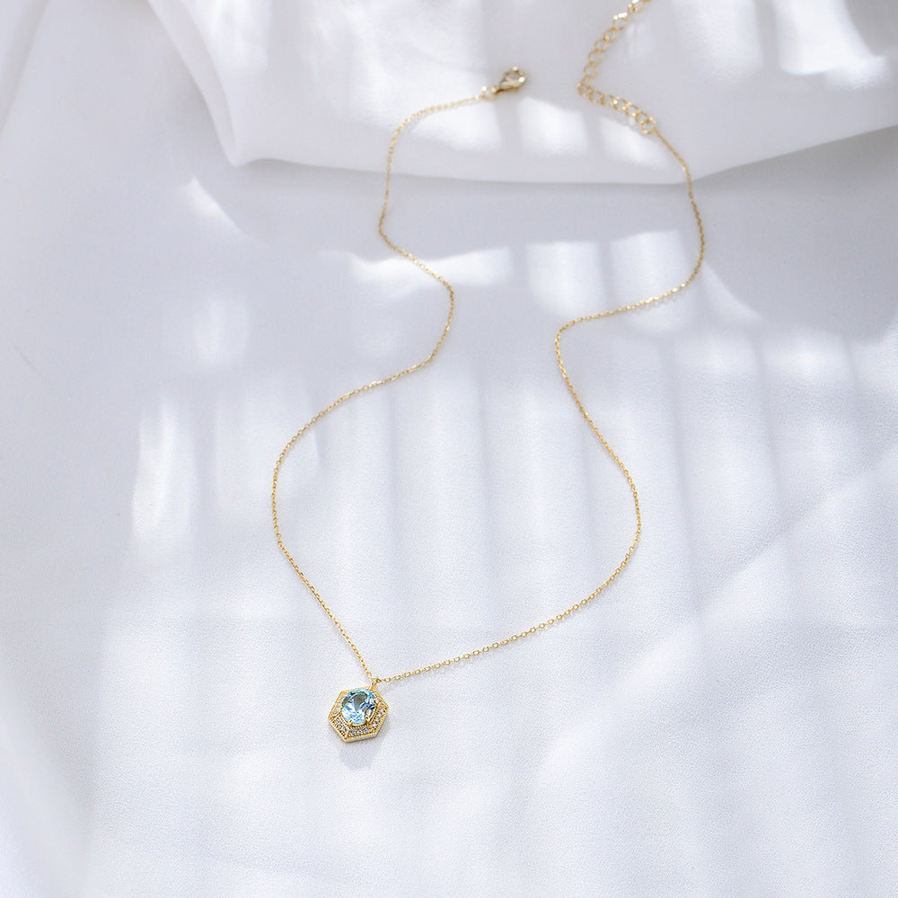 Azure Eternity Glow Necklace