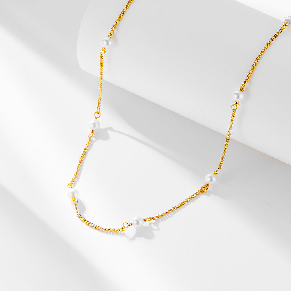 Auric Pearl Sonata Layer Necklace Stella Harte
