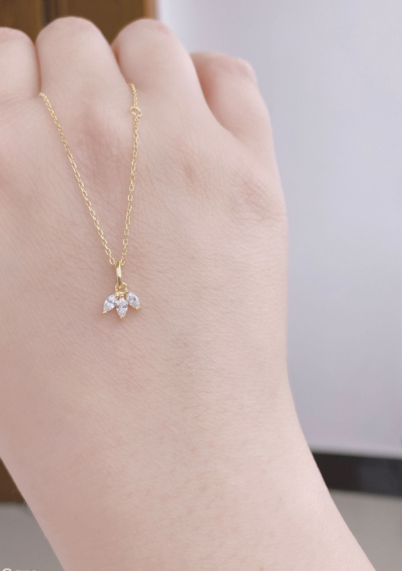 French Dainty Everyday Necklace