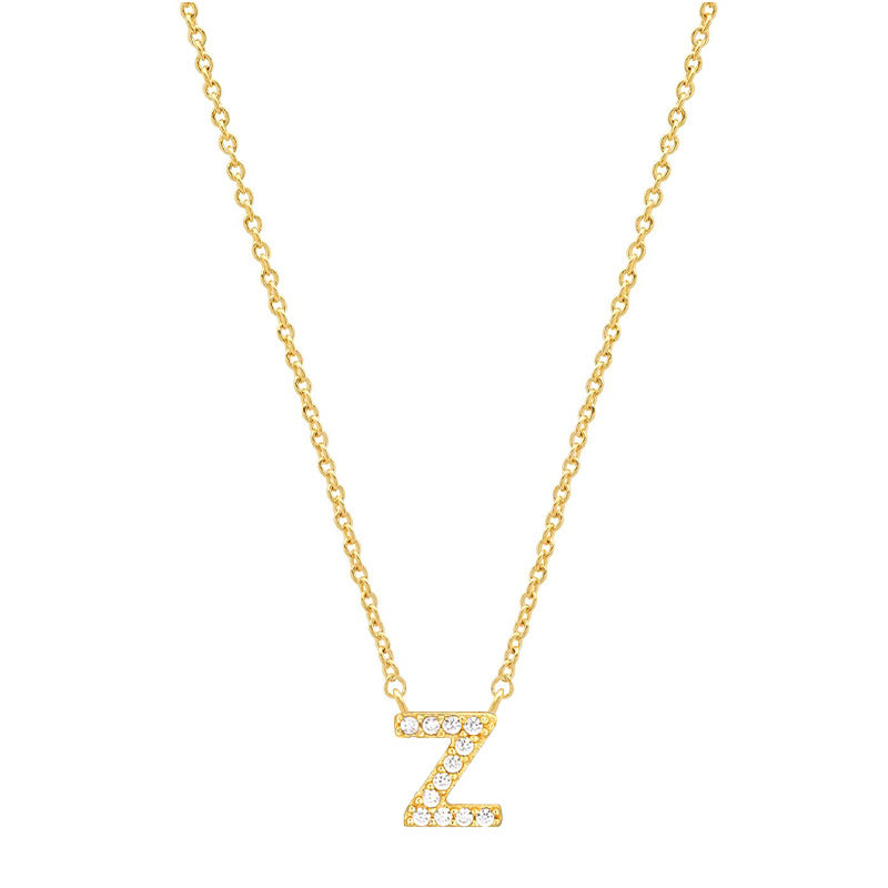 Tiny Dainty Initials Necklace