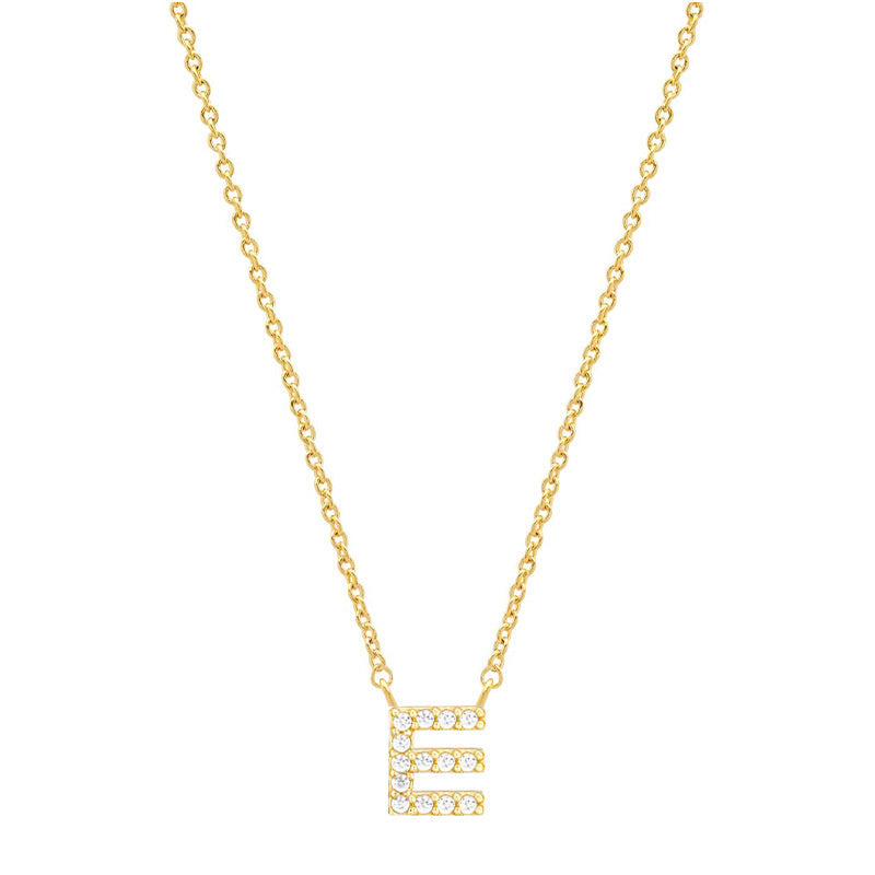Tiny Dainty Initials Necklace Stella Harte