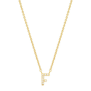 Tiny Dainty Initials Necklace