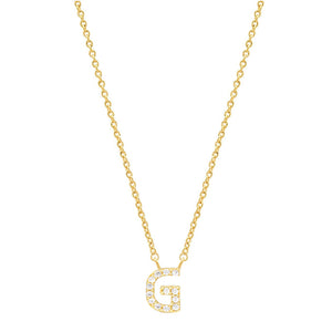 Tiny Dainty Initials Necklace