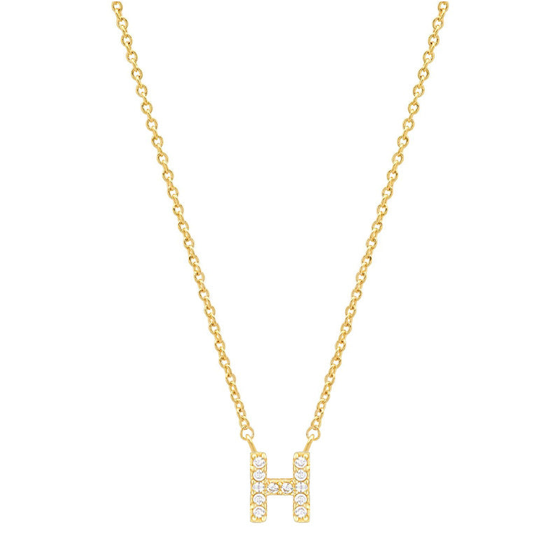 Tiny Dainty Initials Necklace