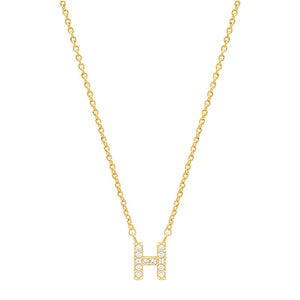 Tiny Dainty Initials Necklace