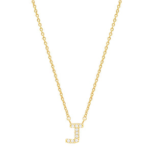 Tiny Dainty Initials Necklace