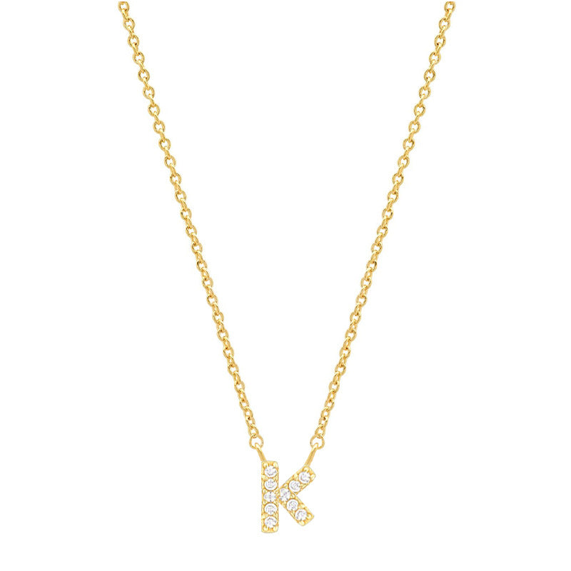 Tiny Dainty Initials Necklace