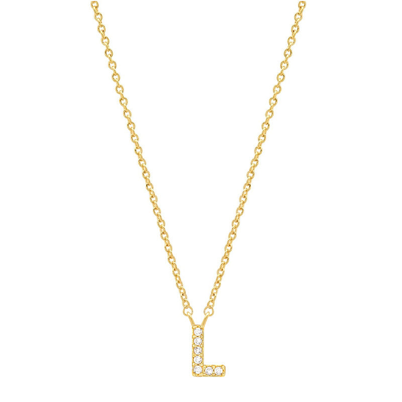 Tiny Dainty Initials Necklace