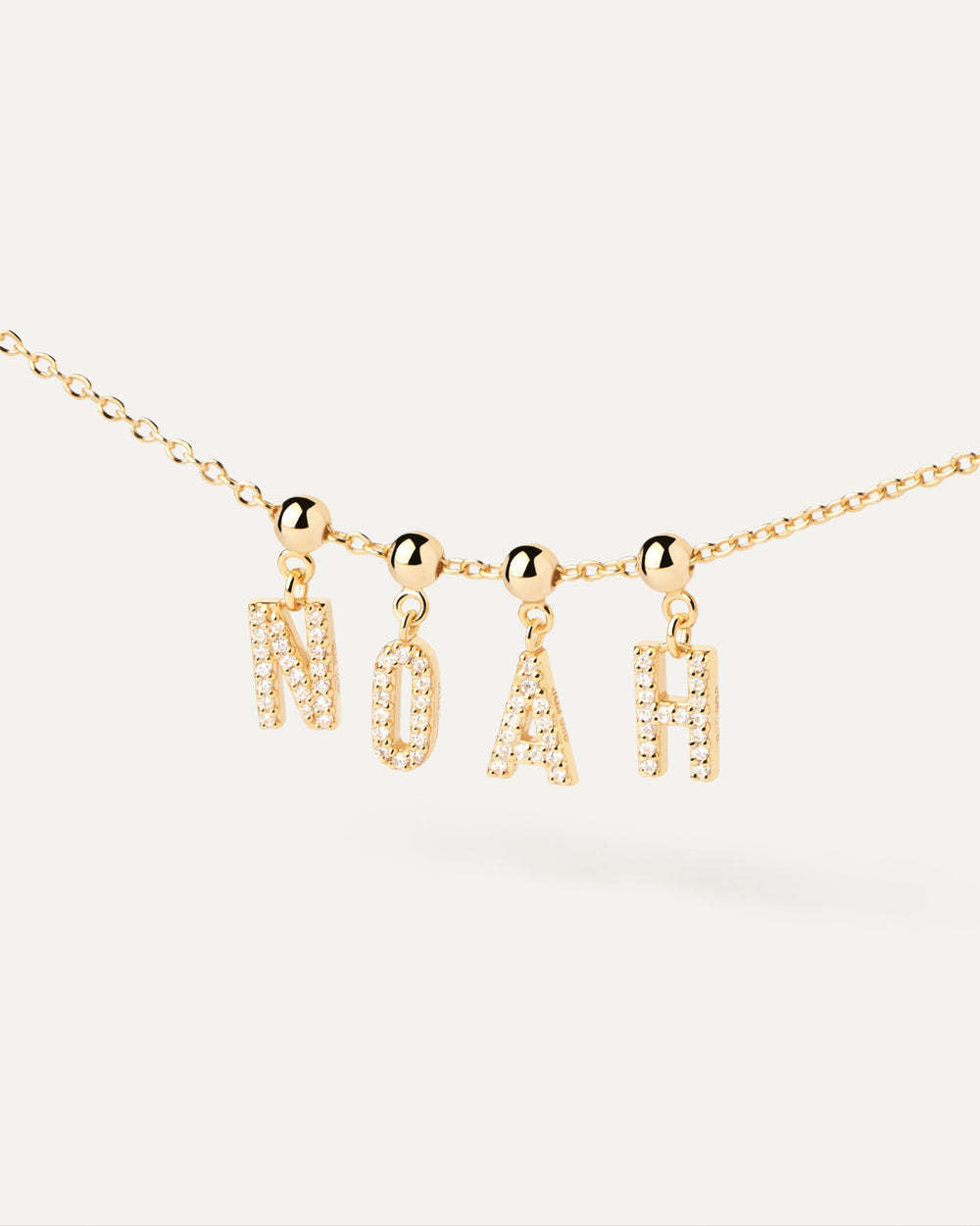 Little Initials Connecting Together Necklace