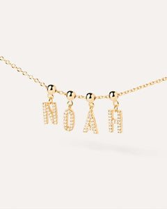 Little Initials Connecting Together Necklace