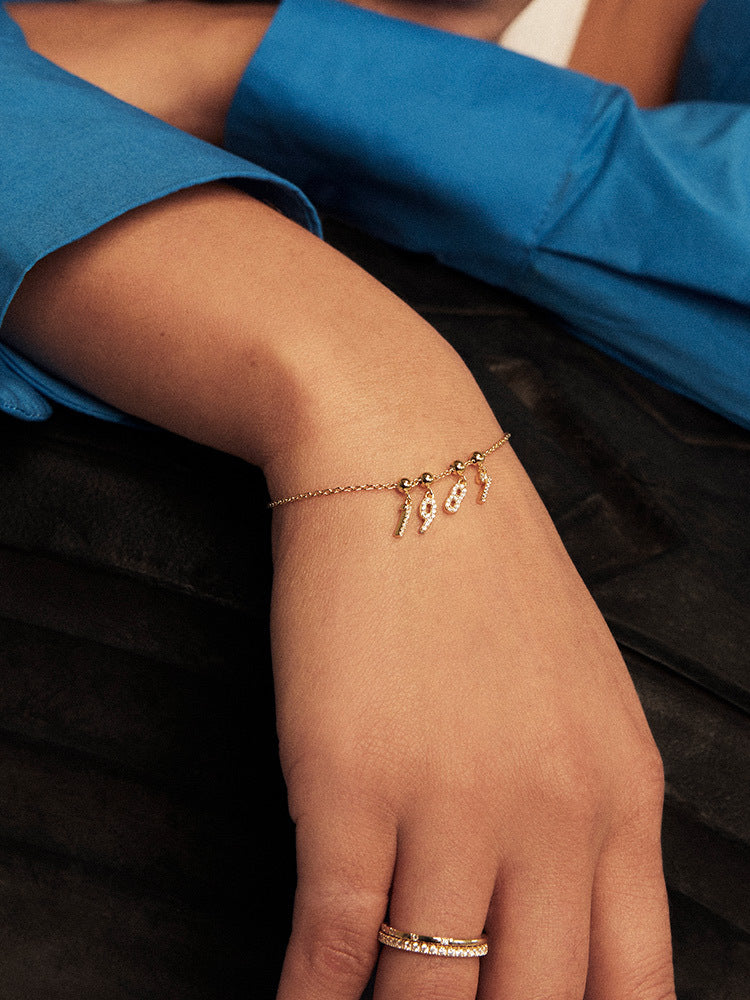 Little Initials Connecting Together Necklace Stella Harte