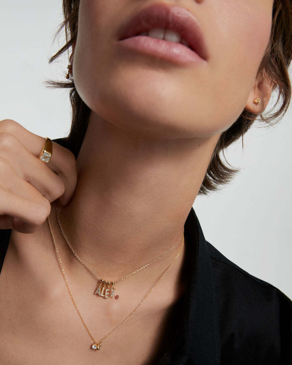 Little Initials Connecting Together Necklace Stella Harte
