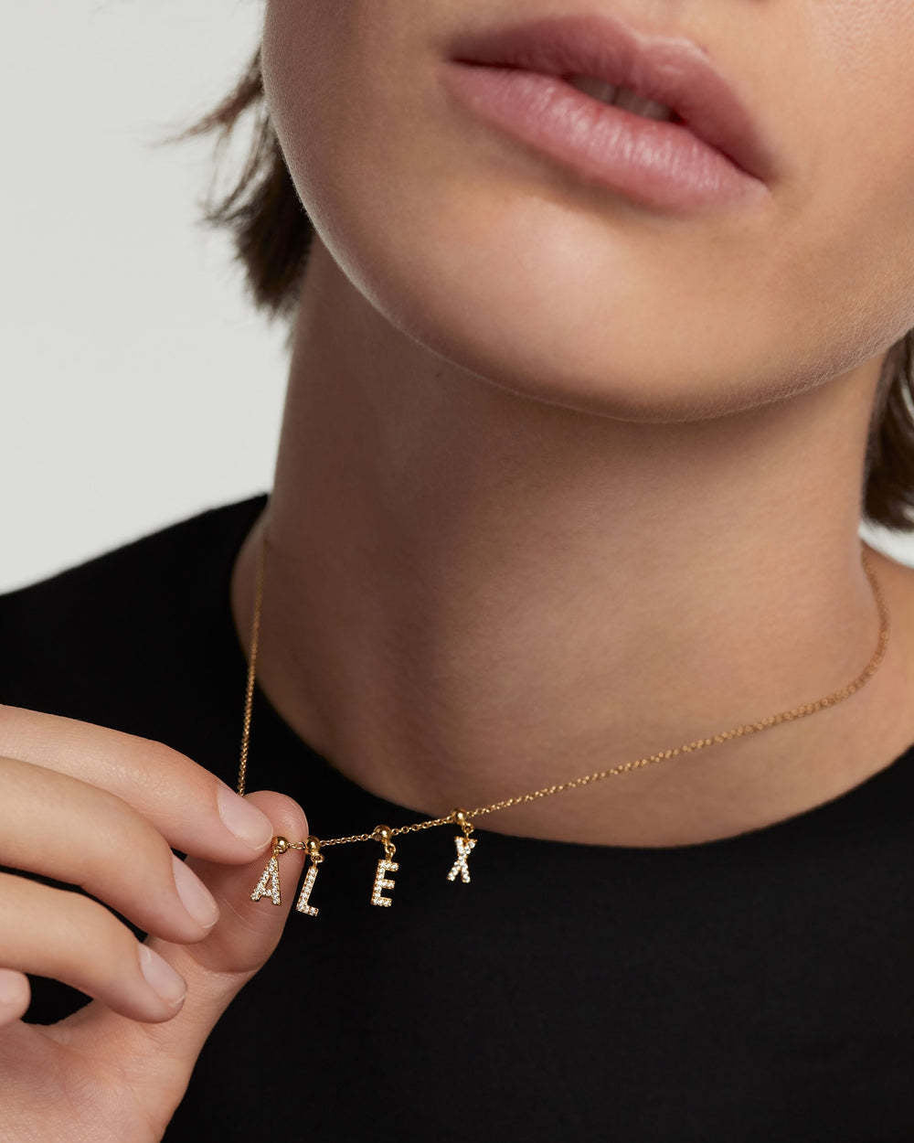 Little Initials Connecting Together Necklace Stella Harte