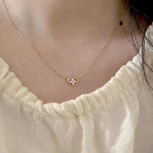 Clover's Luck Silhouette Necklace Necklace