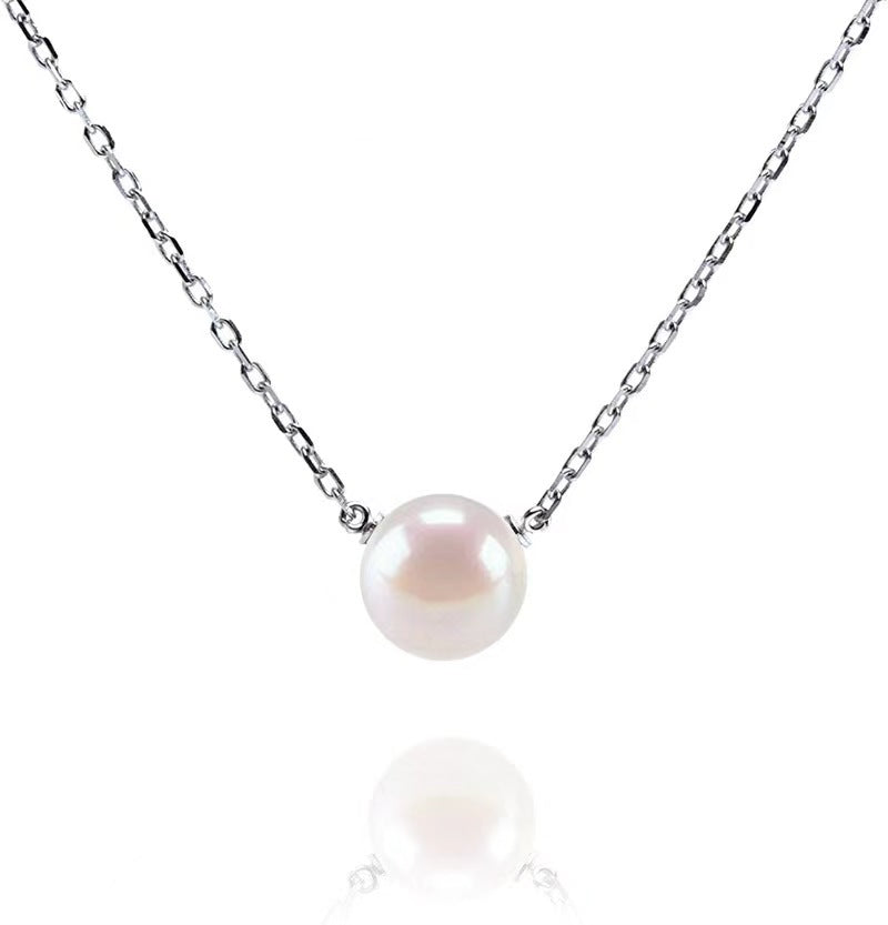 Pearl Whisper Sterling Silver Necklace Stella Harte