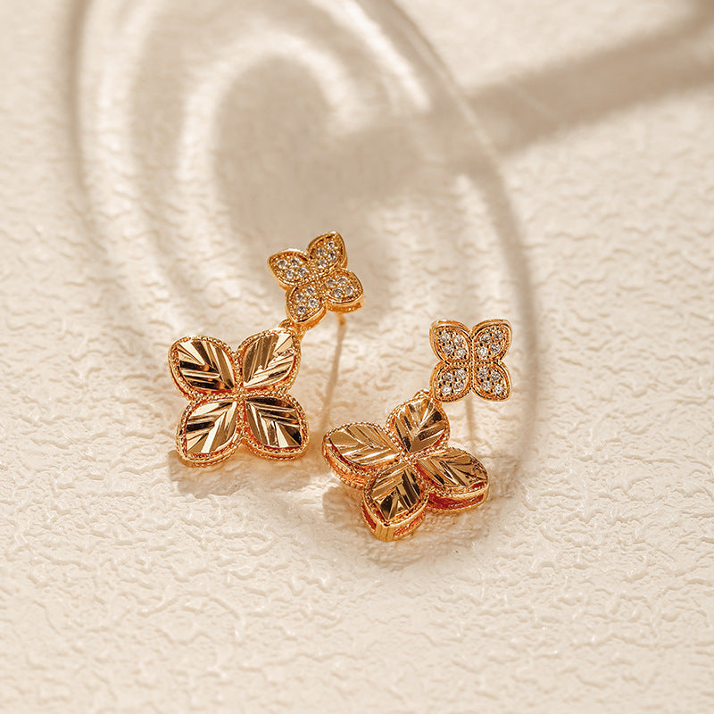 French Clover Kismet Earrings Stella Harte