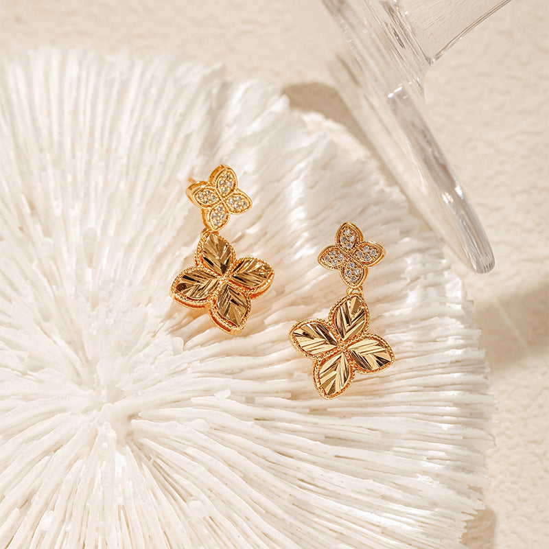 French Clover Kismet Earrings Stella Harte