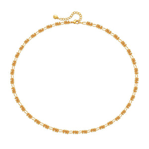 French Minimalist Gold Sphere Necklace