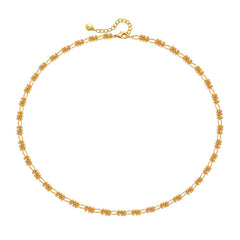 French Minimalist Gold Sphere Necklace