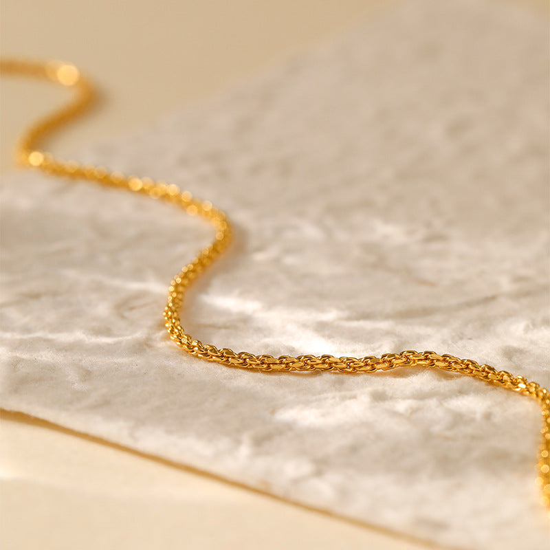 May Wheat Chain Necklace Stella Harte