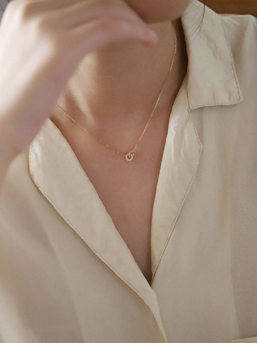 Twins Loop Necklace Stella Harte