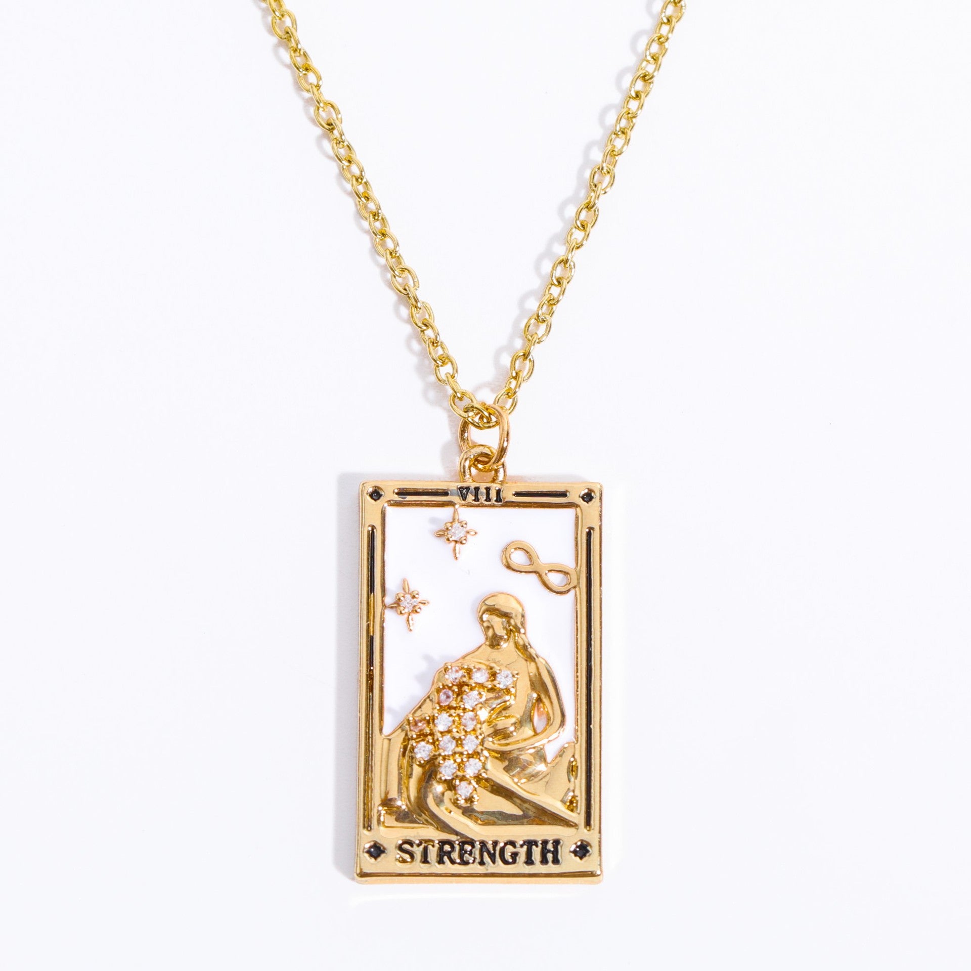 Celestial Tarot Charm Necklace Stella Harte