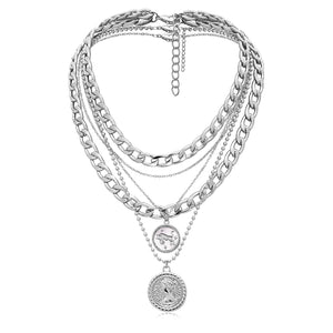 Golden Divinity Layered Necklace