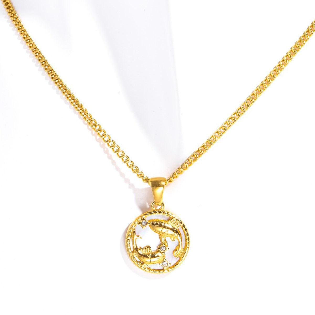Zodiac Charm Pendant Necklace Stella Harte