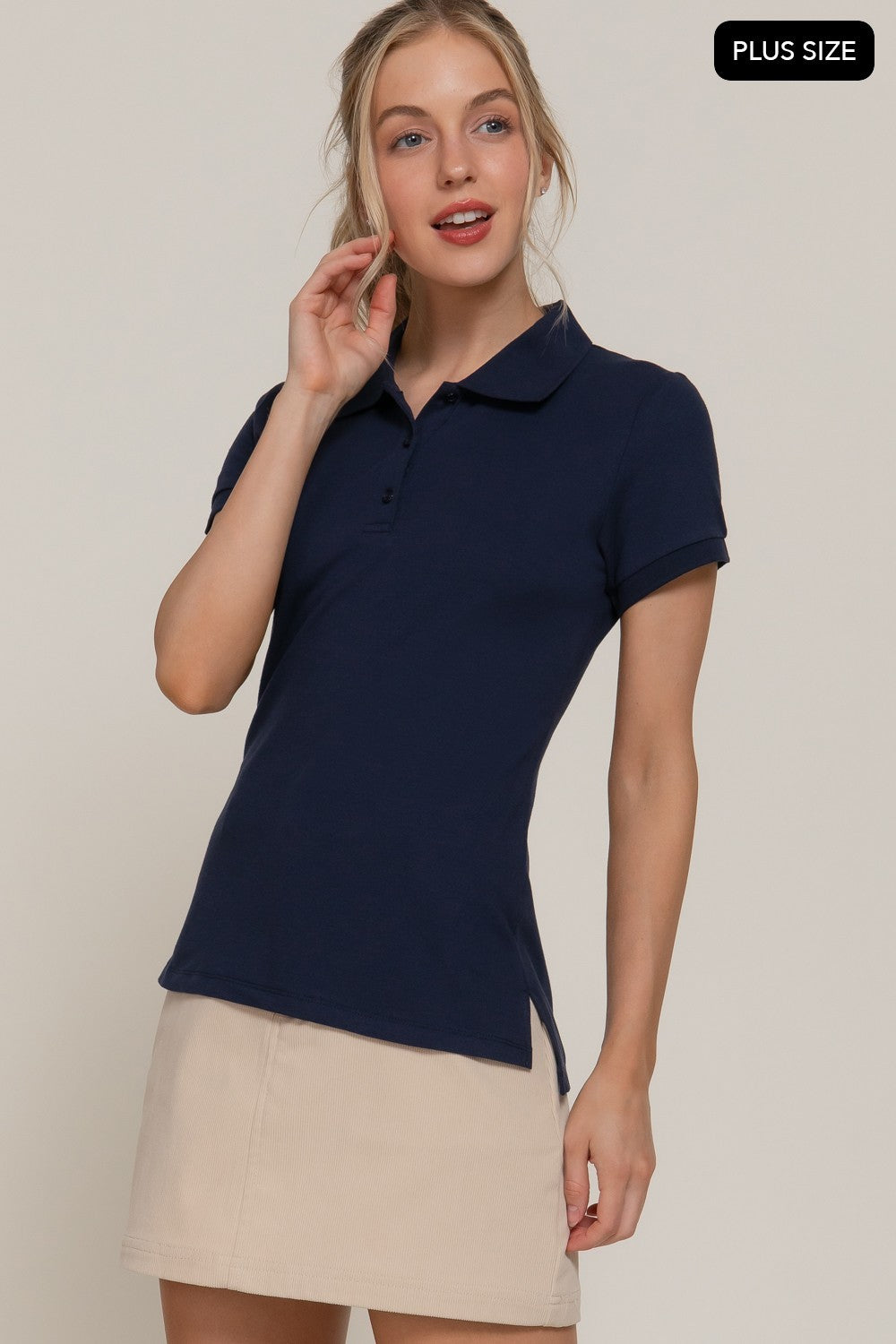Short Sleeve Classic Pique Polo Top